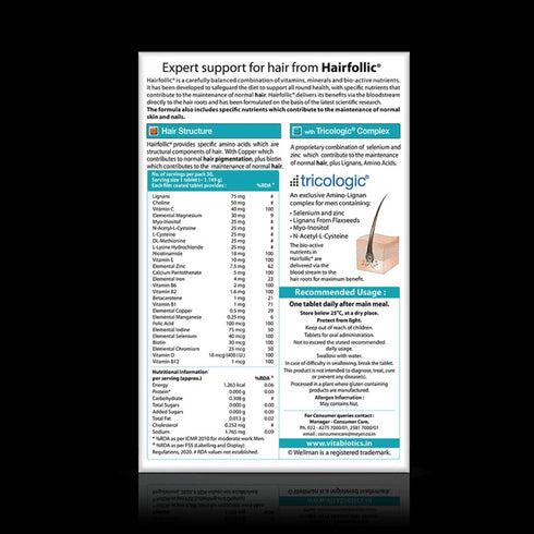 Vitabiotics Wellman Hairfollic